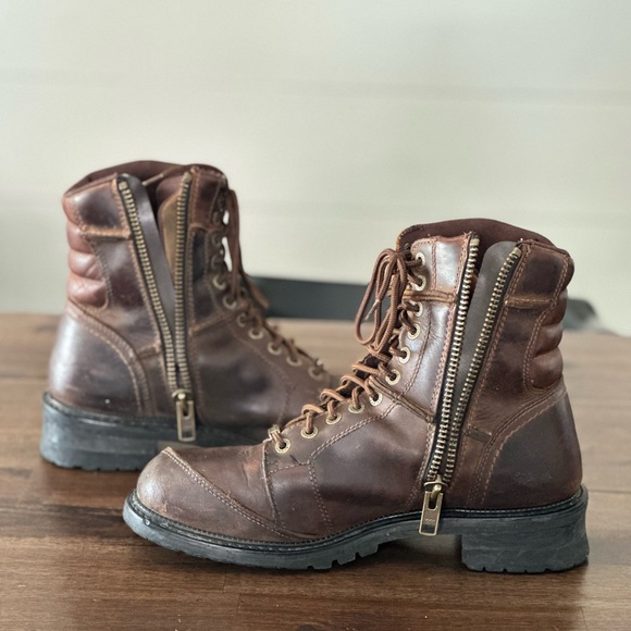 Harley-Davidson Men's Brown Leather Boots - Picture 5 of 10